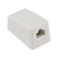 Deta RJ45 Skirting Board Outlet - Hardwired CAT6 Ethernet Connector - White - 29mm x 50mm x 27mm - SuperSaverAU - view 2