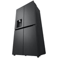 LG 506L French Door Fridge - Plumbed Ice and Water, Matte Black, 4.5 Star Energy - GF-L500MBL