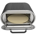 Evolve dark grey smart electric pizza oven - 450°C, 13-inch rotating stone, indoor and outdoor - RVEPO1001-AN