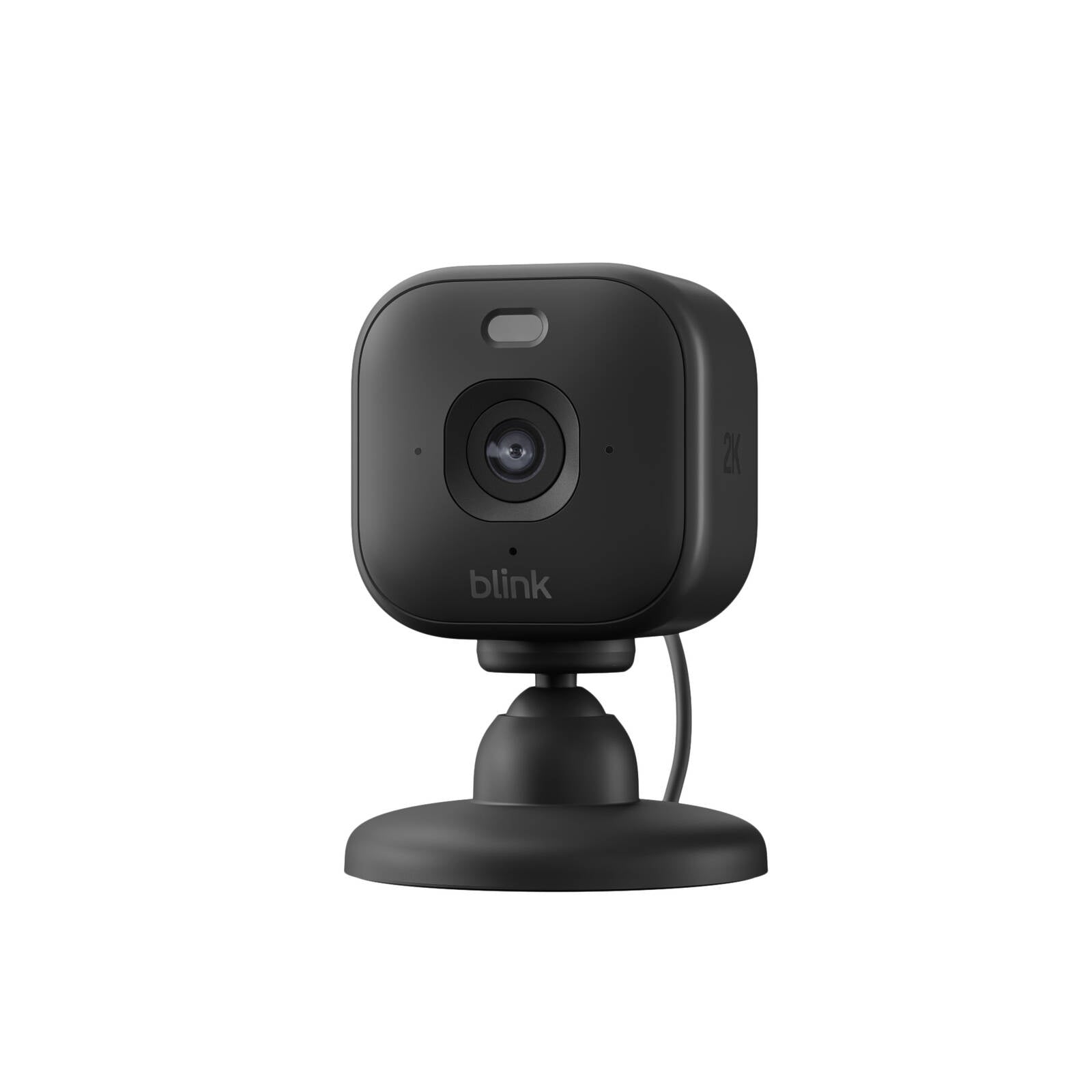 Blink Mini 2K+ Plug-In Security Camera, Black - 2 Pack