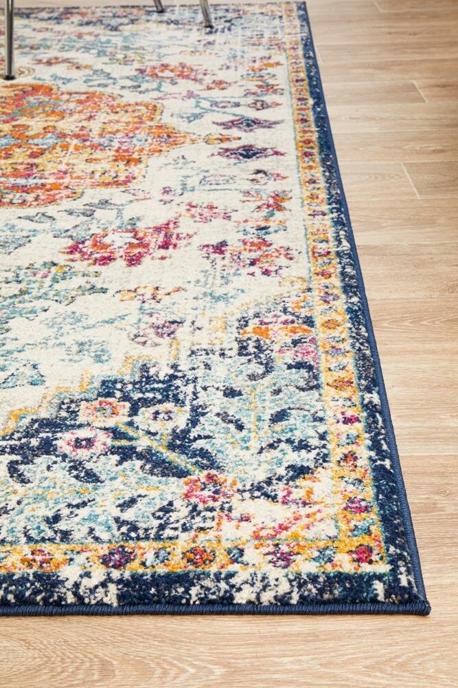 Rug Culture Evoke Large Power Loomed Rug 290x200cm - White Polypropylene - Jute Weft - EVO254WHI290X200