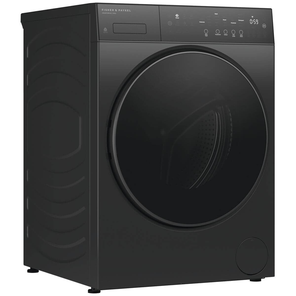 Fisher & Paykel Series 5 10kg Front Loader - Graphite, FlexiDose Auto Dosing, Steam Refresh - WH1060PG5