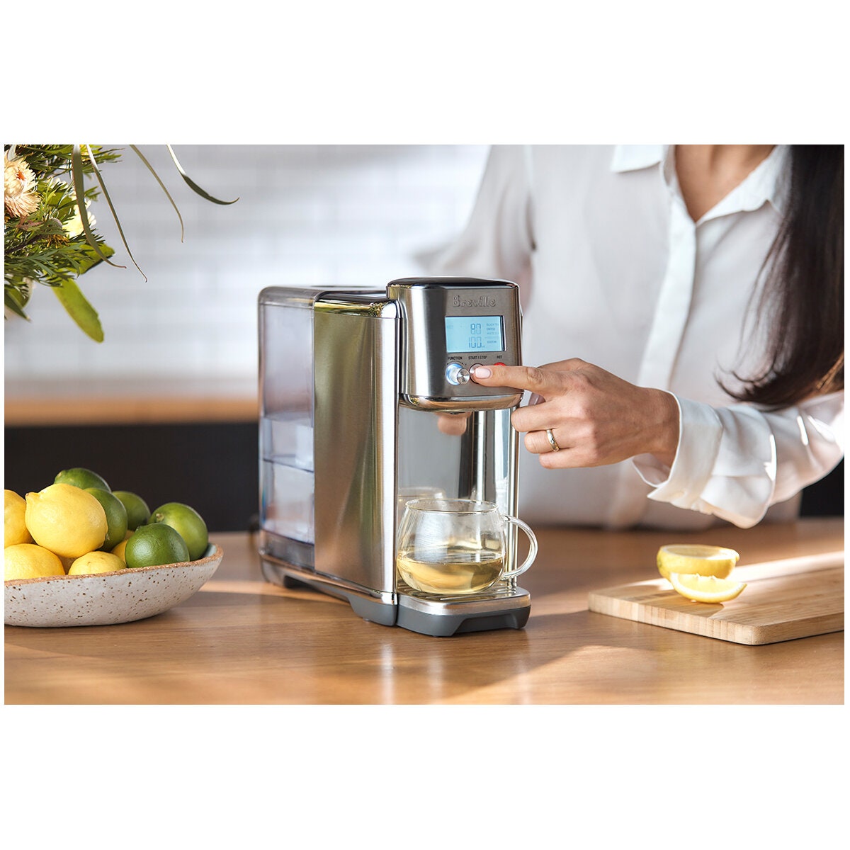 Breville the AquaStation Purifier Hot - 4-stage filtration, 3L tank, stainless steel - LWA200BSS2IAN1