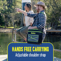 Esky 30 Can Hybrid Soft Cooler, 18.5L Insulated with Removable Ice Brick