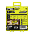 Ryobi 10 Piece Wood Jigsaw Blade Set - Rough to Ultra-Fine Cuts in Timber
