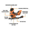 AEG 18V Brushless Sub Compact Barrel Grip Jigsaw Skin Only - 186mm x 83mm x 270mm - Precision Cutting - SuperSaverAU - view 2