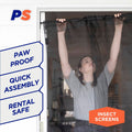 Permastik Pressure Mounted Door Curtain 2.04m x 1m Fibreglass Insect Screen - SuperSaverAU - view 3