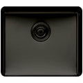 Titan Large Single Bowl Sink and Gooseneck Mixer Tap Package - Black Stainless Steel - TSBS522PK