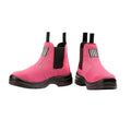she wear Inspires Womens Safety Work Boots Size 8 Pink Nubuck Leather Steel Cap Pull On Water Resistant