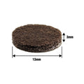 Surface Gard Round Felt Floor Protection 13mm Brown 24 Pack - Noise Reduction - SuperSaverAU - view 4