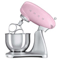 Smeg 50s Retro Style Stand Mixer 4.8L - 800W, Pink, 10 Speeds, Planetary Action - SMF01PKAU
