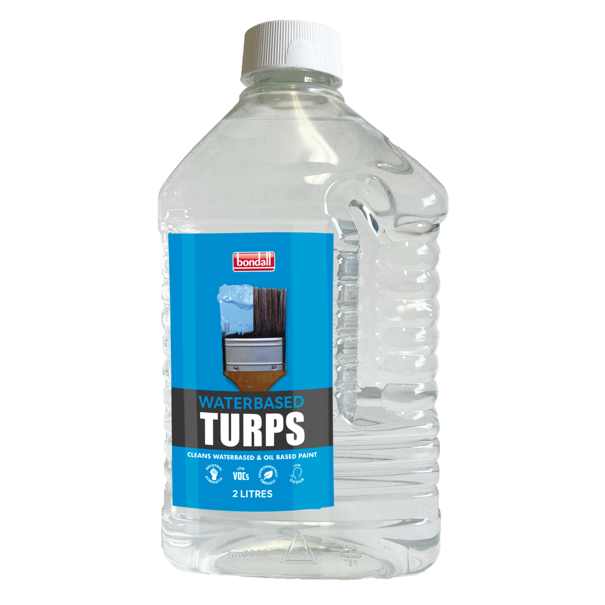 Bondall Waterbased Turps - 2L - Non-Toxic, Low VOC, Odourless Cleaner - SuperSaverAU - view 1
