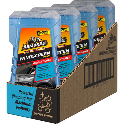 ArmorAll Windscreen Wash Concentrate 500ml - Low Foaming - Streak-Free