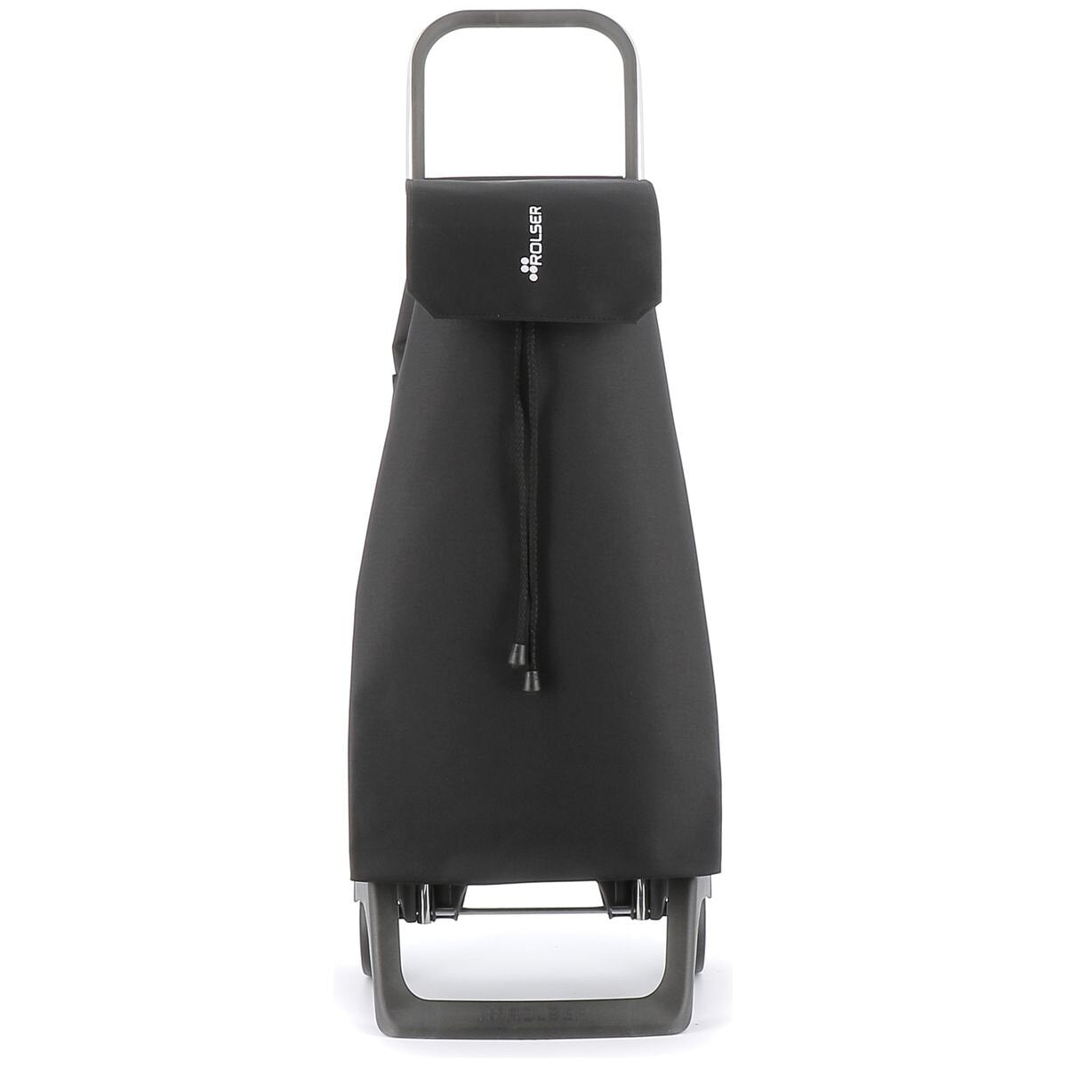 Rolser Jet LN Joy 2 wheel folding trolley - Black - Lightweight aluminium chassis - R-JET001-1023