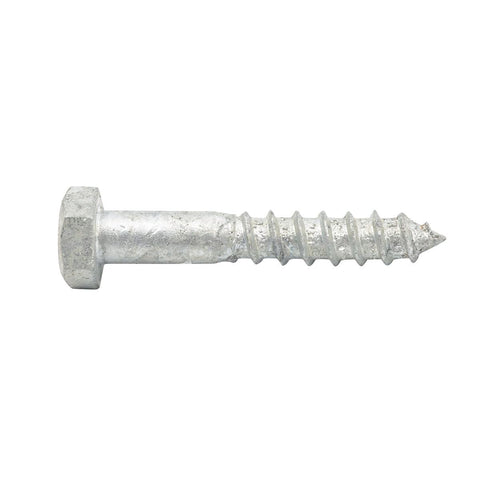 Zenith M8 x 50mm Hot Dipped Galvanised Coach Screw Each - SuperSaverAU - view 1