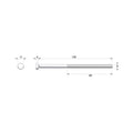 Zenith M6 x 130mm Hot Dipped Galvanised Hex Head Bolt and Nut, 4.6 Grade Steel