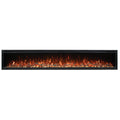 Modern Flames Spectrum 100 Inch Electric Fireplace - Black - Hybrid-FX Flame Technology - SPS-100BAUS