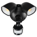 Brilliant Frontier 22W 2000lm Smart Twin LED Flood Light Sensor Black 20850/06