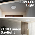 Verve Design Dion 20W 43cm Oyster LED Ceiling Light Hardwired ACL443