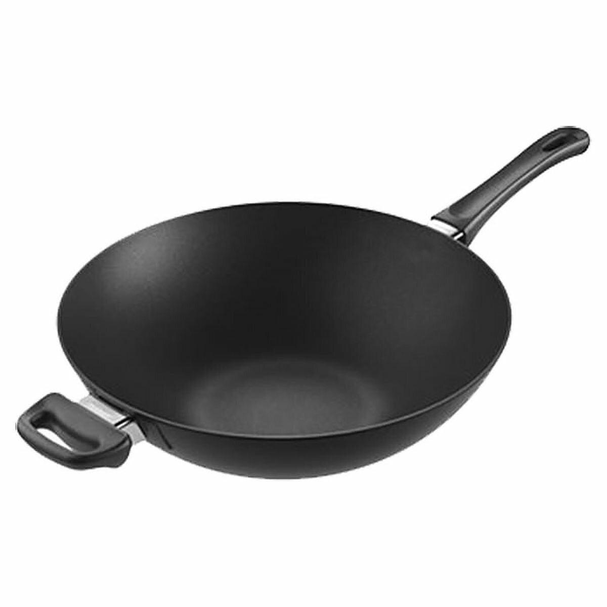 Scanpan Classic 32cm wok - recycled squeeze cast aluminium, PFOA free, oven safe to 260°C - 17332