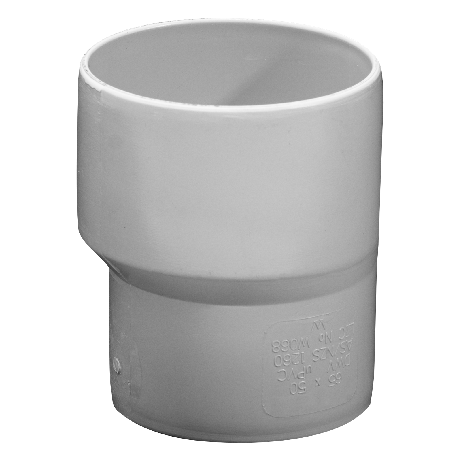 Holman 65 x 50mm PVC DWV Taper Level Invert, Underground Rated