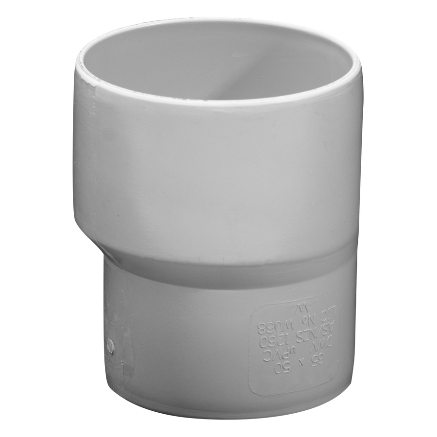 Holman 65 x 50mm PVC DWV Taper Level Invert, Underground Rated