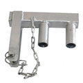Rapidmesh Temporary Fence Hinge - 235 x 190 x 40mm - Silver - 1.3kg - SuperSaverAU - view 1