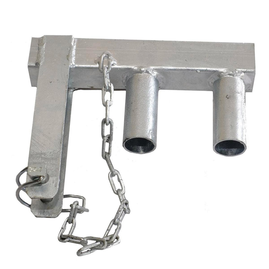 Rapidmesh Temporary Fence Hinge - 235 x 190 x 40mm - Silver - 1.3kg - SuperSaverAU - view 1