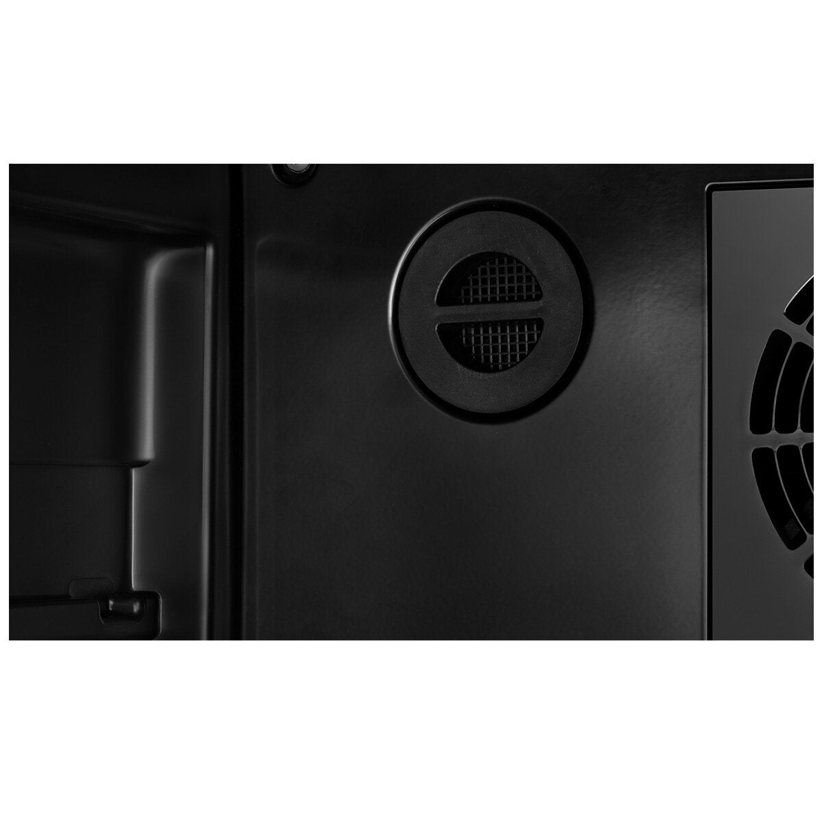 Hisense 108 Bottle Dual Zone Wine Cabinet - Black Glass - Triple Glazed - Frost Free - HRWC108B