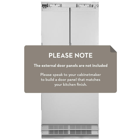 Artusi 546L Integrated French Door Fridge - Frost Free, Super Cool and Super Freeze - AINT9100FD
