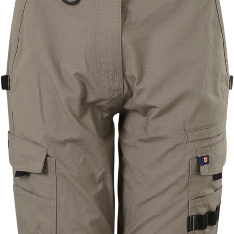 Citeco Size 12 Womens Cuffed Cargo Ripstop Pant - Khaki - Durable, Functional - SuperSaverAU - view 1