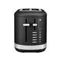 KitchenAid 2 Slice Toaster - Cast Iron Black Crinkle, 7 Shade Settings, Extra Wide Slots - 5KMT2109ABK