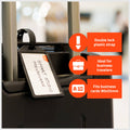 Taskmaster 61 x 107mm Black Executive ID Tags, 2 Pack