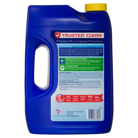 Finish Classic 2kg Lemon Sparkle Concentrated Dishwashing Powder