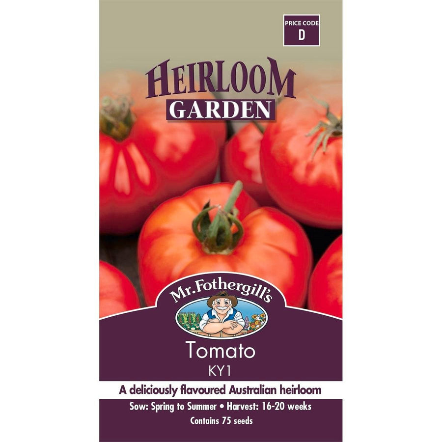 Mr Fothergill Sky1 Tomato Seeds - Heirloom Variety - Easy To Grow - Superb Flavour - SuperSaverAU - view 1