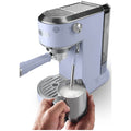 DeLonghi Dedica Duo Cold Brew Coffee Machine - 15 Bar Pump, Slim Full Metal Design, Blue - EC890LA