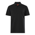 Hard Yakka Black Short Sleeve Polo XL - Durable Work Shirt - Regular Fit - SuperSaverAU - view 1
