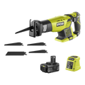 Ryobi 18V ONE+ Compact Reciprocating Saw 4Ah Kit - 22mm Stroke Length - Lightweight - SuperSaverAU - view 1