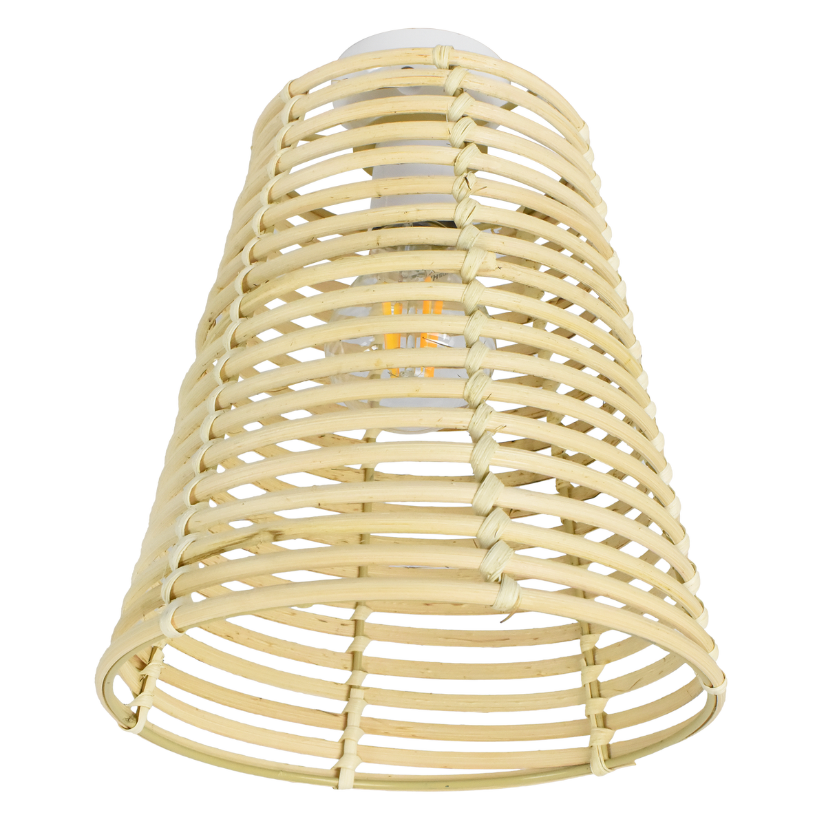 Luce Bella Rattan Woven Batten Fix - 200mm - Rattan - Indoor Use - SuperSaverAU - view 1