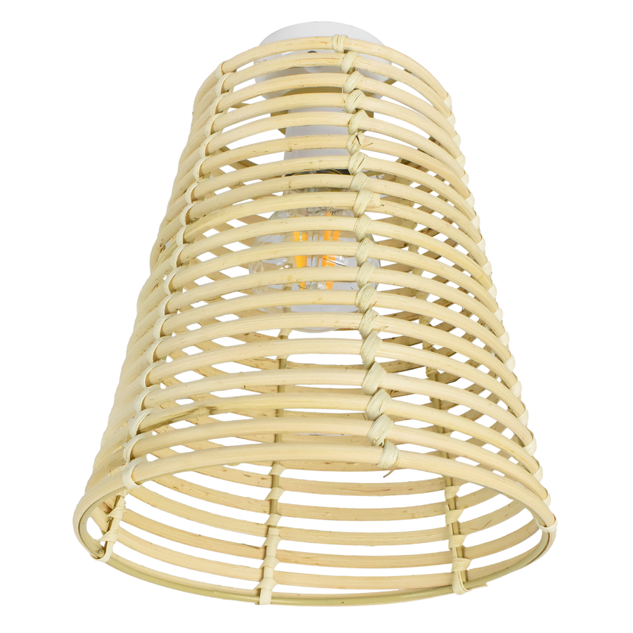 Luce Bella Rattan Woven Batten Fix - 200mm - Rattan - Indoor Use - SuperSaverAU - view 1