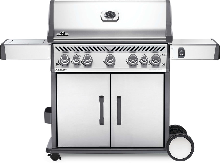 Napoleon Rogue SE 625 Natural Gas 5 Burner BBQ - Stainless Steel - Infrared Side Burner - RSE625RSIBNSS-1-AU
