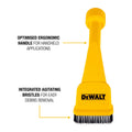 Dewalt Claw Utility Brush - Wet and Dry Vacuum Accessory - 105mm x 375mm - Efficient Debris Removal - SuperSaverAU - view 3