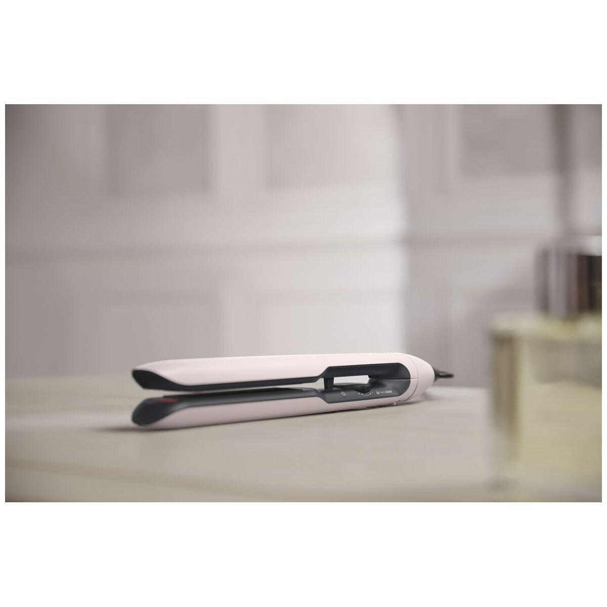 Philips Hair Straightener 5000 - 12 Heat Settings - Argan-Oil Ceramic Plates - Pearl Peach - BHS510-50