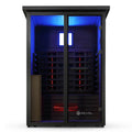 Revel Eclipse 2 Person Full Spectrum Infrared Cabin - Black WPC Exterior, Low EMF Heaters - R-FS-CABIN-2P