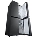 LG 530L French Door Fridge - Matte Black, 5 Star Energy, Hidden Hinges, ThinQ - GF-B505MBL