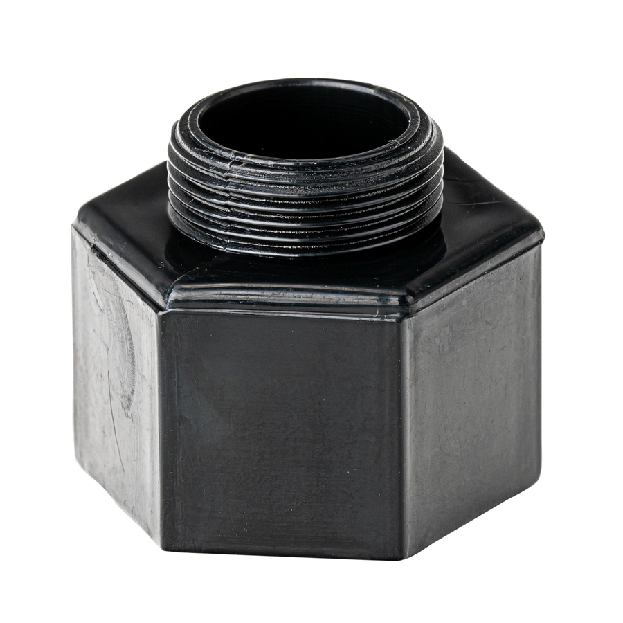 K Rain 15mm Bsp Hex Head Shrub Nozzle Adaptor 5 Pack - Black - SuperSaverAU - view 1