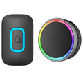 Arlec 200m Rechargeable Wireless Door Chime - Speaker - RGB LED - Black - SuperSaverAU - view 1