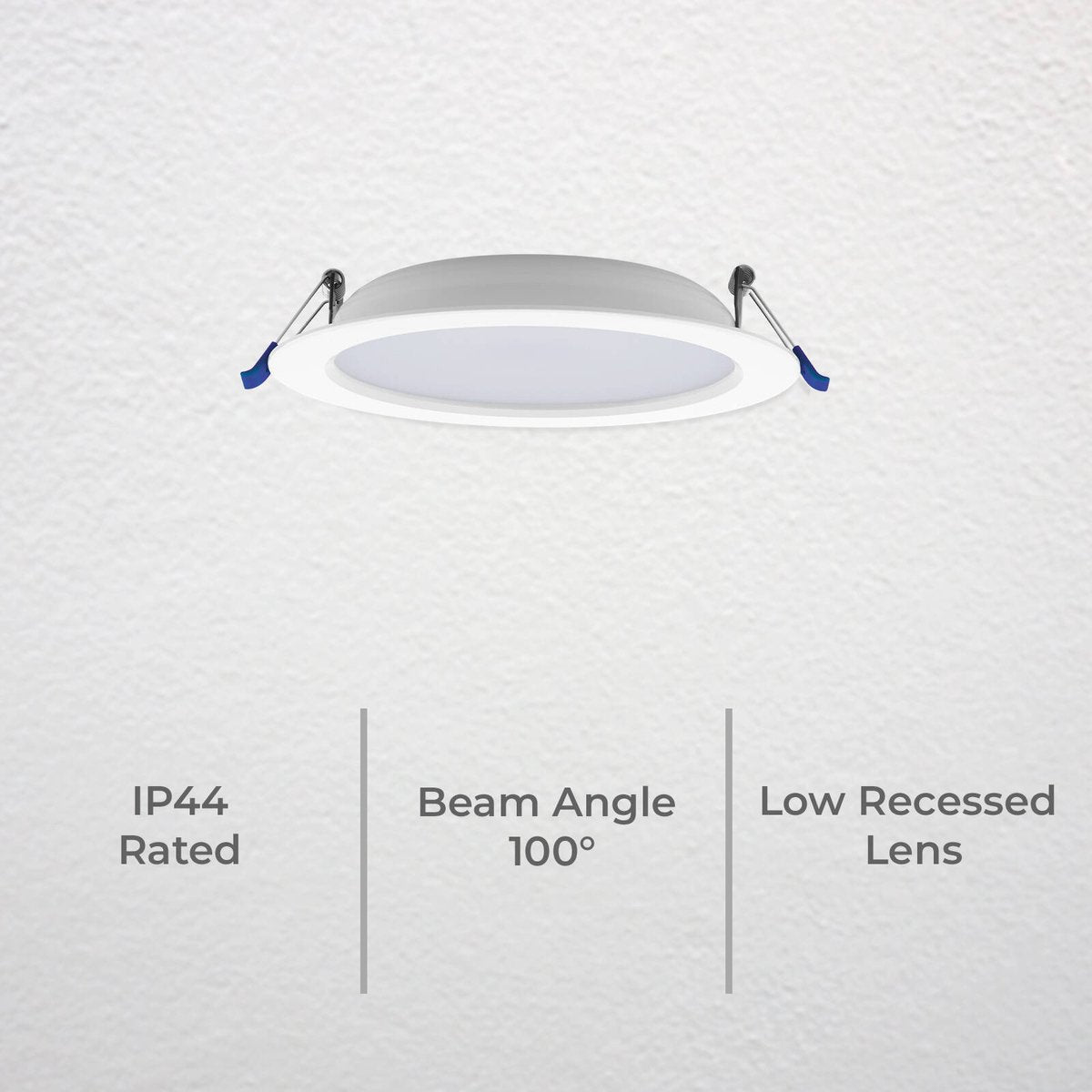 Deta 120mm x8 Series Tri Colour Dimmable LED Downlight - 9W 11W 13W - SuperSaverAU - view 3
