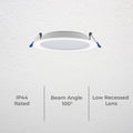DETA X8 120mm MultiPower Tri-Colour High Efficacy Dimmable LED Downlight 240V DET720