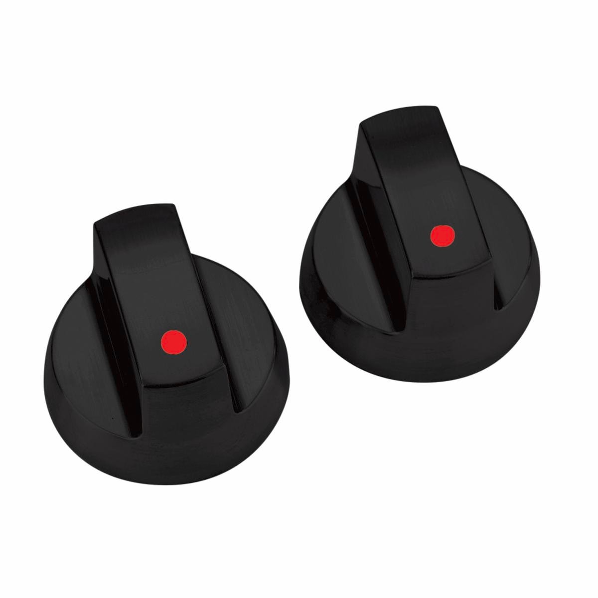 Gasmate Replacement BBQ Knobs - 2 Pack - Black - Plastic - Durable - SuperSaverAU - view 1